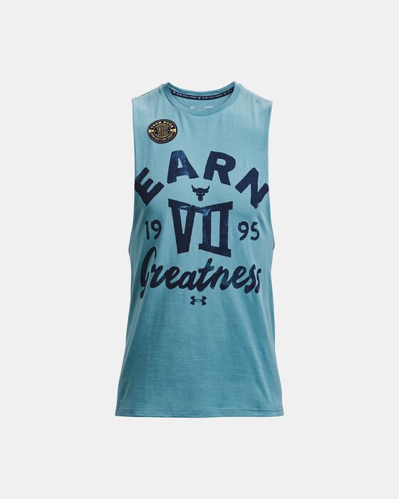 Men's Project Rock Earn Greatness Tank image number 4