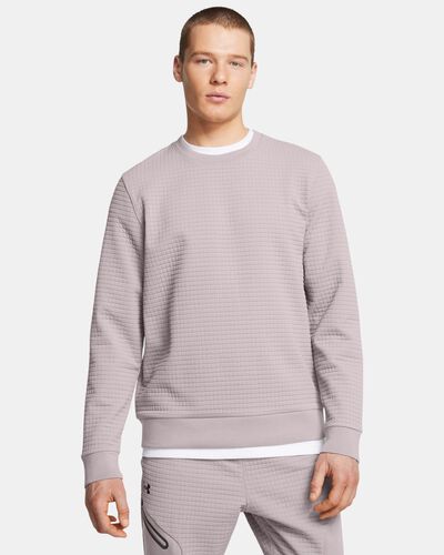 Men's UA Unstoppable Fleece Grid Crew