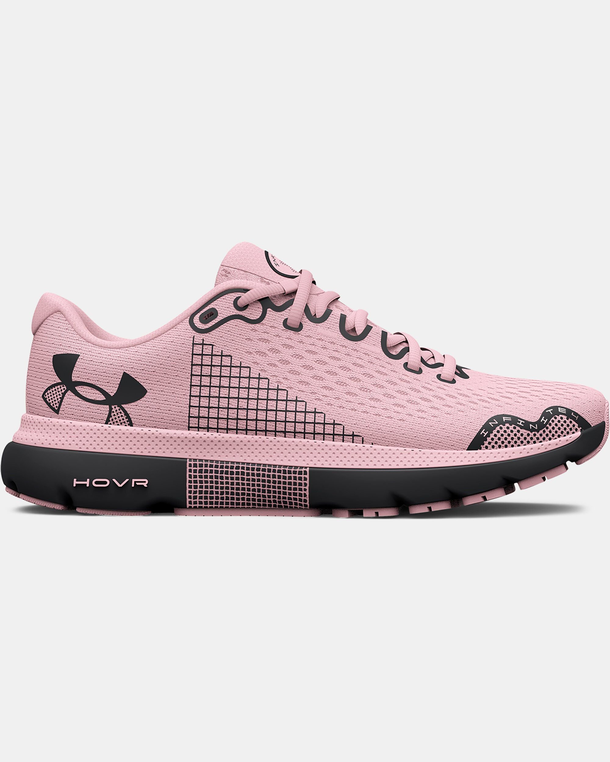 Under armour best sale pink shoes