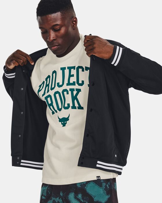 Men's Project Rock Mesh Varsity Jacket image number 1