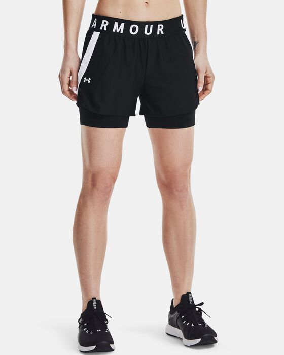 Women's UA Play Up 2-in-1 Shorts image number 1