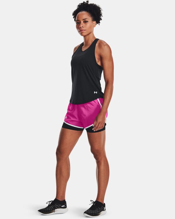 Women's UA Fly-By 2.0 2-in-1 Shorts image number 2