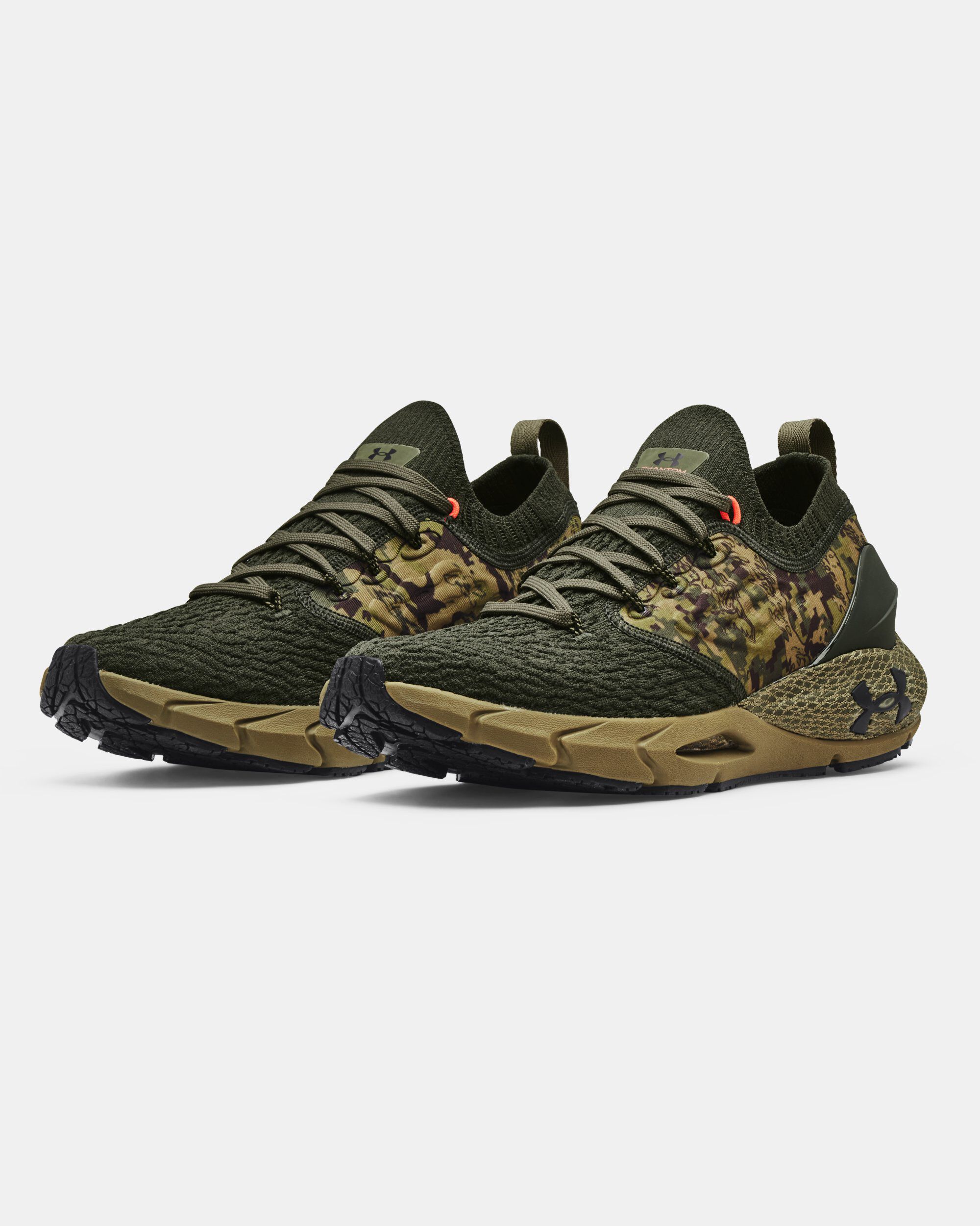 Men s UA HOVR Phantom 2 ABC Camo Running Shoes