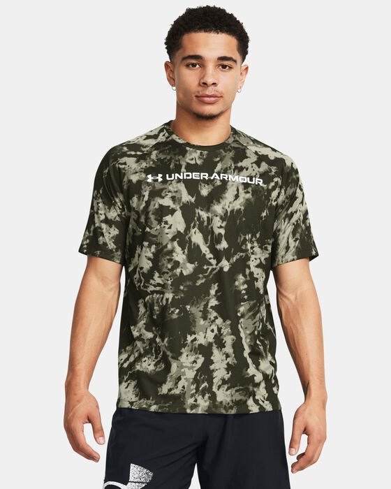 Men's UA Tech™ ABC Camo Short Sleeve image number 0