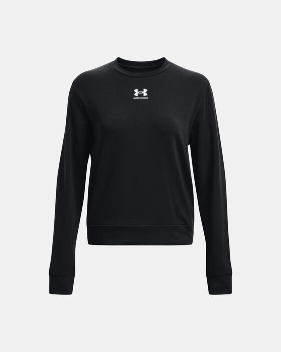 Women's UA Rival Terry Crew image number 4