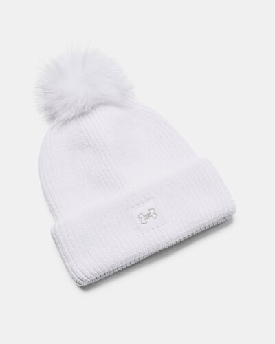 Women's ColdGear® Infrared Halftime Ribbed Pom Beanie