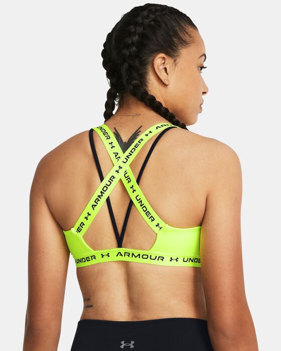 Women's UA Crossback Low Sports Bra image number 1