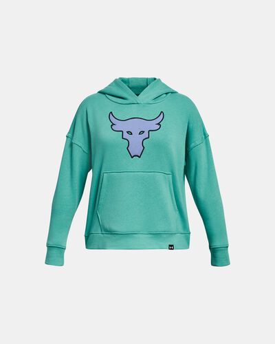 Girls' Project Rock Heavyweight Terry Brahma Bull Hoodie