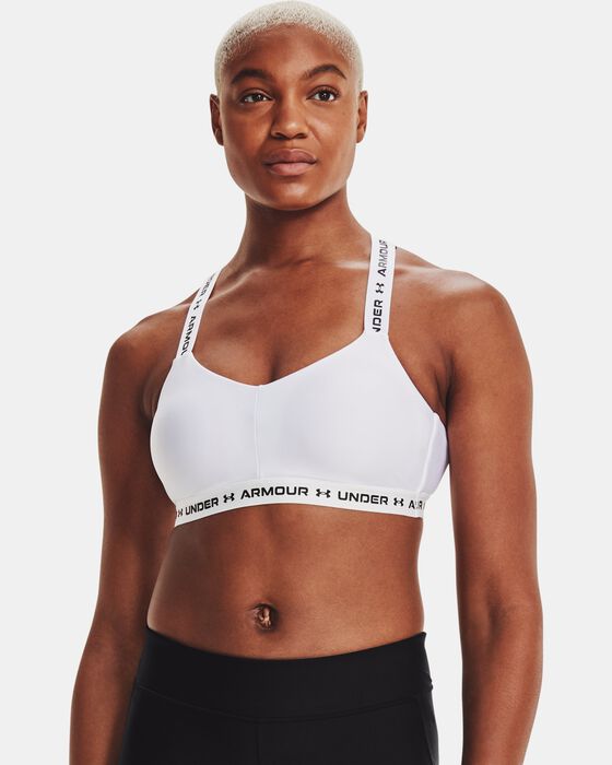 Women's UA Crossback Low Sports Bra image number 2