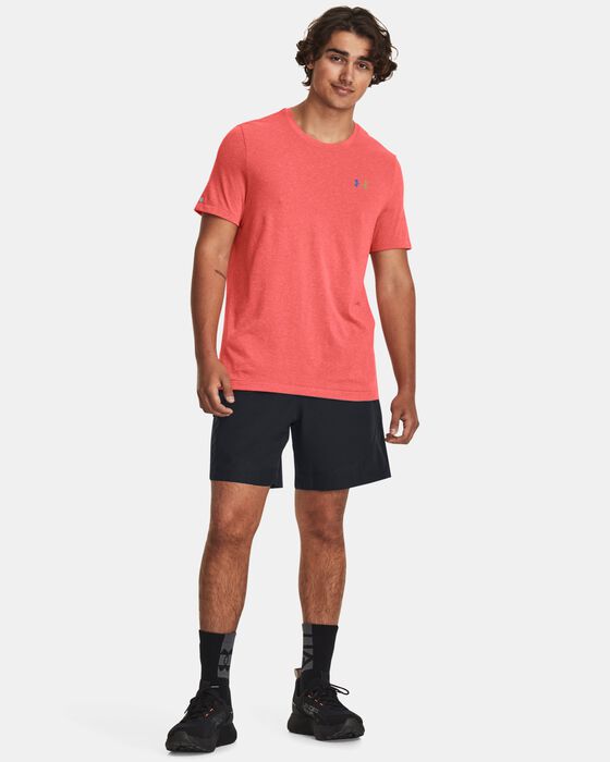 Men's UA RUSH™ Seamless Legacy Short Sleeve image number 2