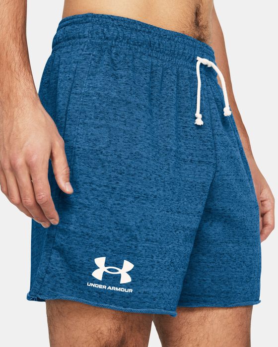 Men's UA Rival Terry 6" Shorts image number 3
