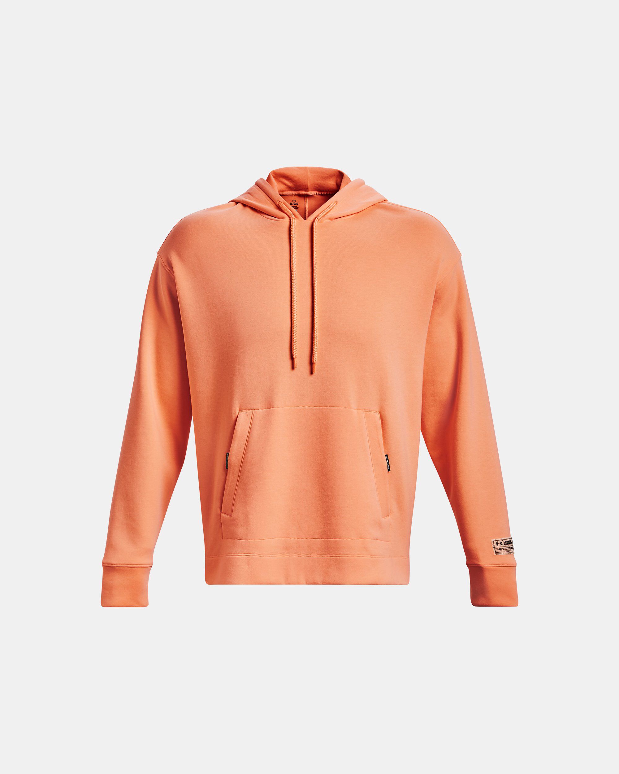 Buy Unisex UA Summit Knit Hoodie Orange in Dubai UAE Under Armour