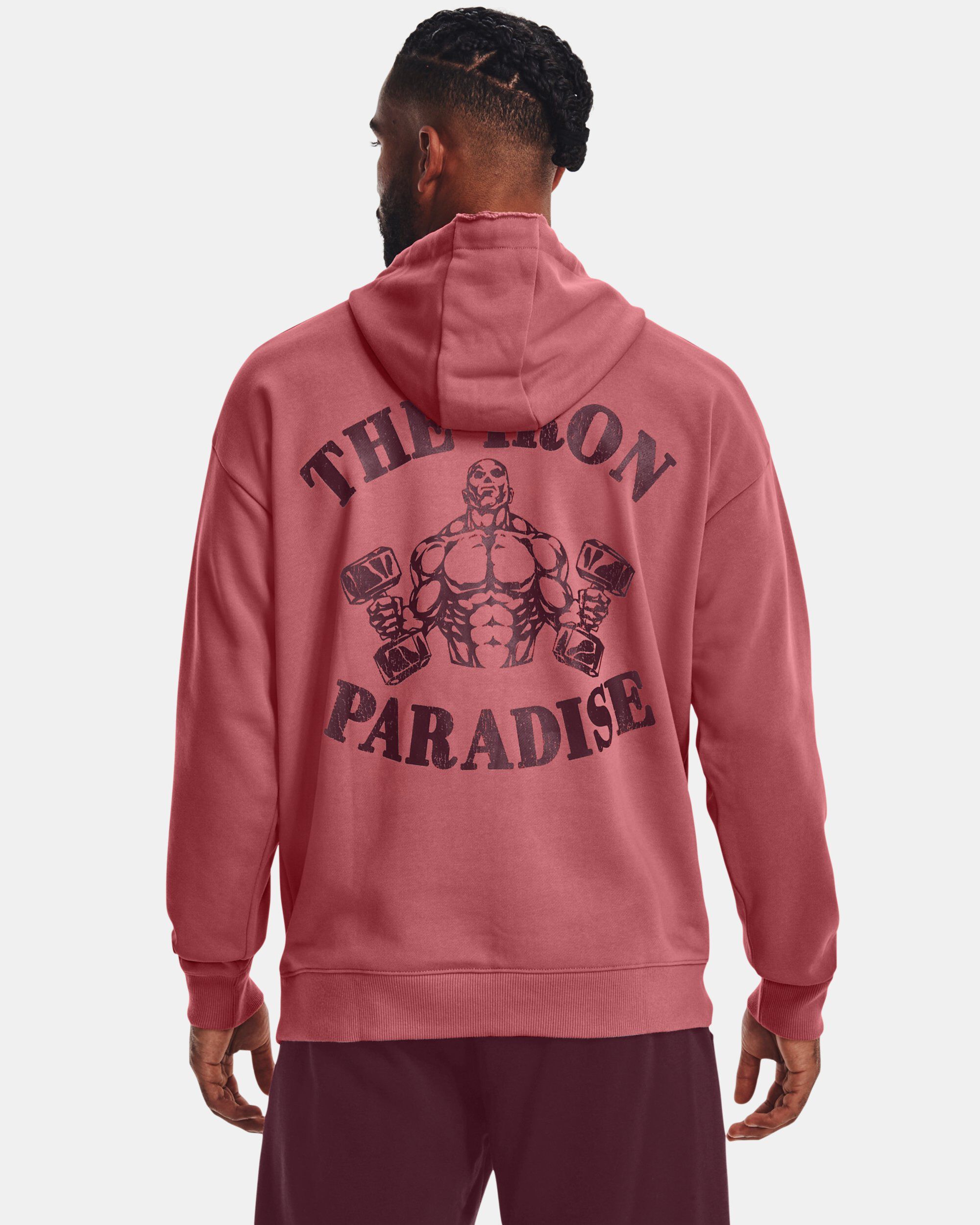 Project rock pink hoodie outlet