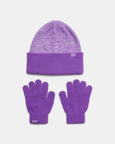 Girls' UA Beanie/Glove Combo