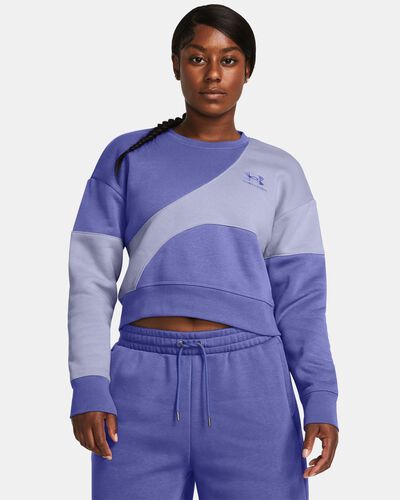 Women's UA Icon Fleece Crop Crew