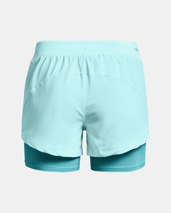 Women's UA Iso-Chill Run 2-in-1 Shorts image number 8