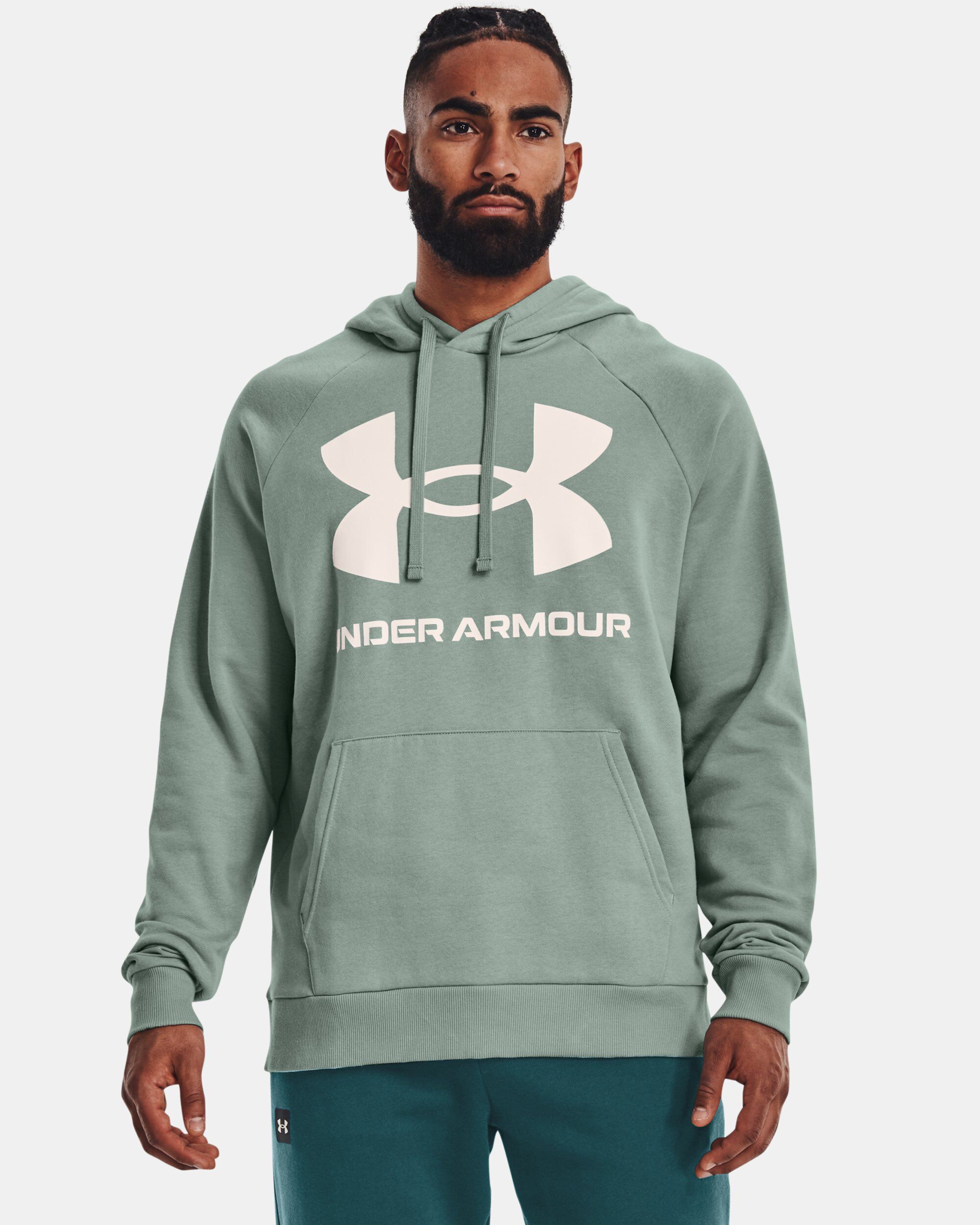 Under armour green online pullover