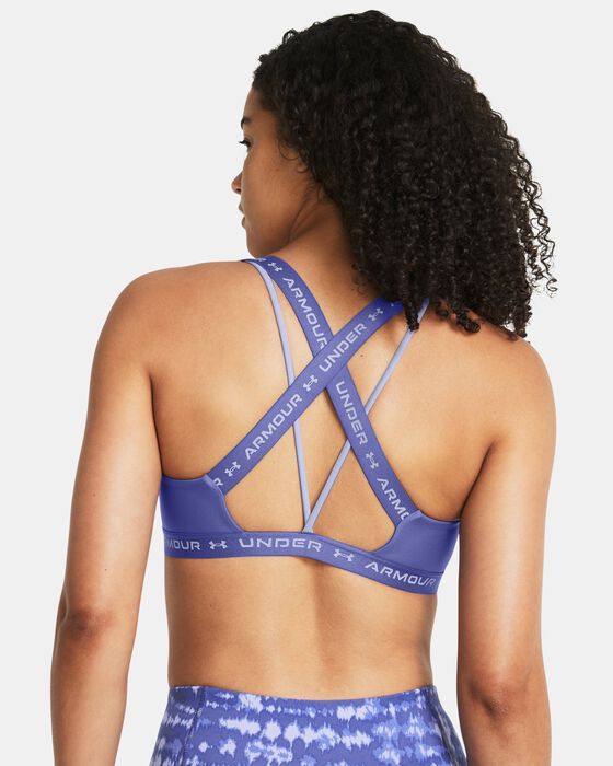 Women's UA Crossback Low Sports Bra image number 1