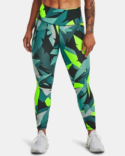Women's HeatGear® Armour No-Slip Waistband Printed Ankle Leggings