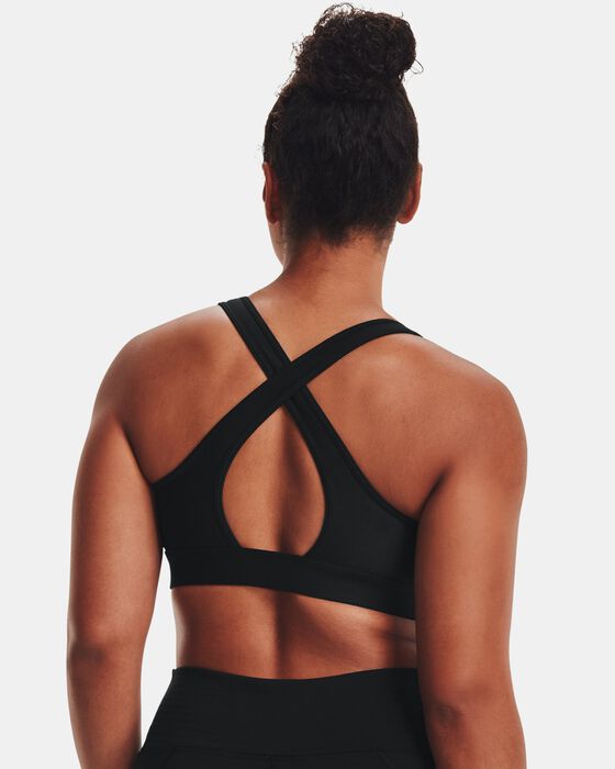 Women's Armour® Mid Crossback Graphic Sports Bra image number 6
