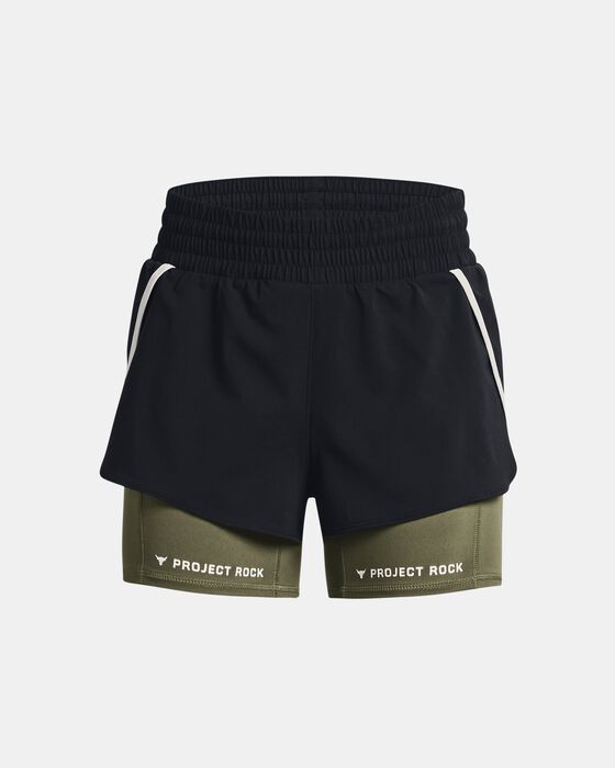 Women's Project Rock Flex Woven Leg Day Shorts image number 4