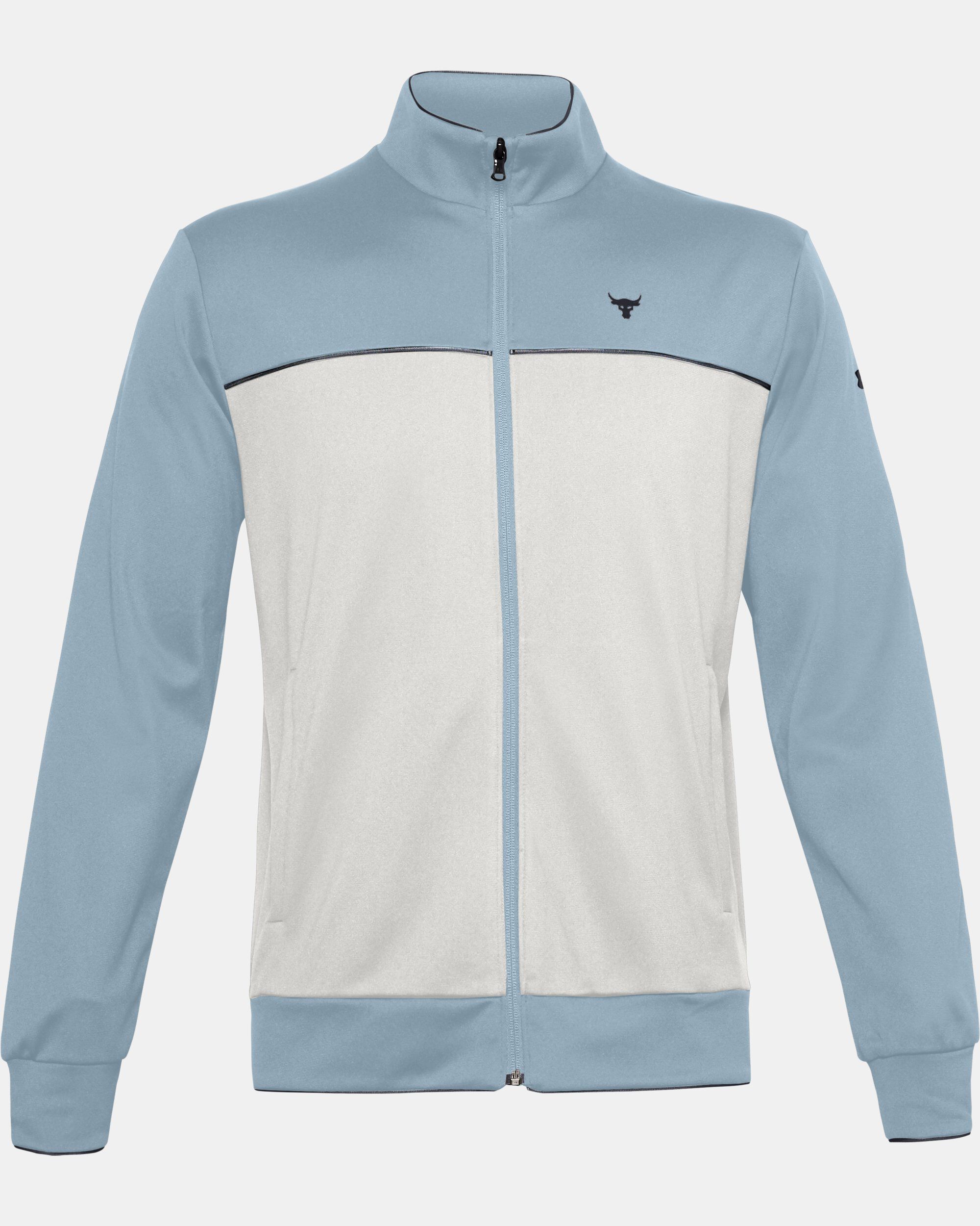 Under Armour Men s Project Rock Knit Track Jacket Blue in Dubai UAE