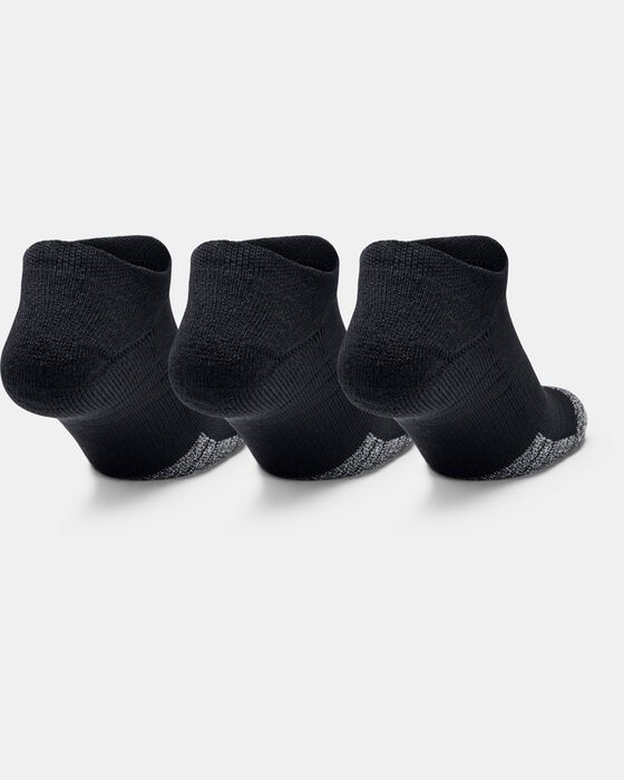 Adult HeatGear® No Show Socks 3-Pack image number 2