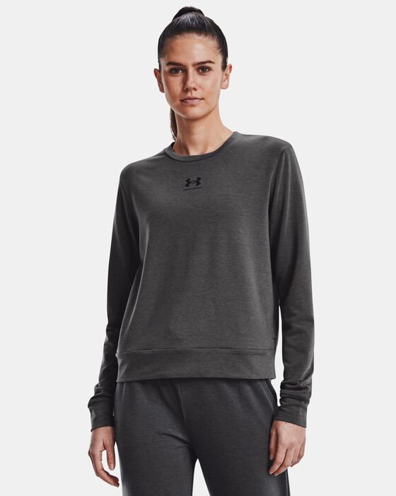 Women's UA Rival Terry Crew image number 0