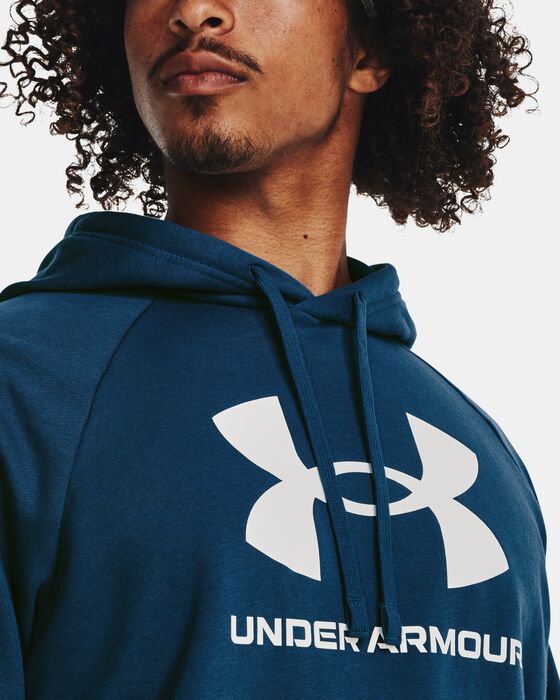 Men's UA Rival Fleece Logo Hoodie image number 3