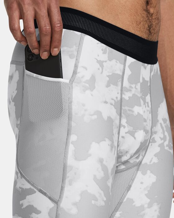 Men's HeatGear® Iso-Chill Printed Leggings image number 3