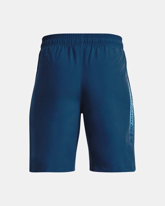 Boys' UA Woven Graphic Shorts image number 1