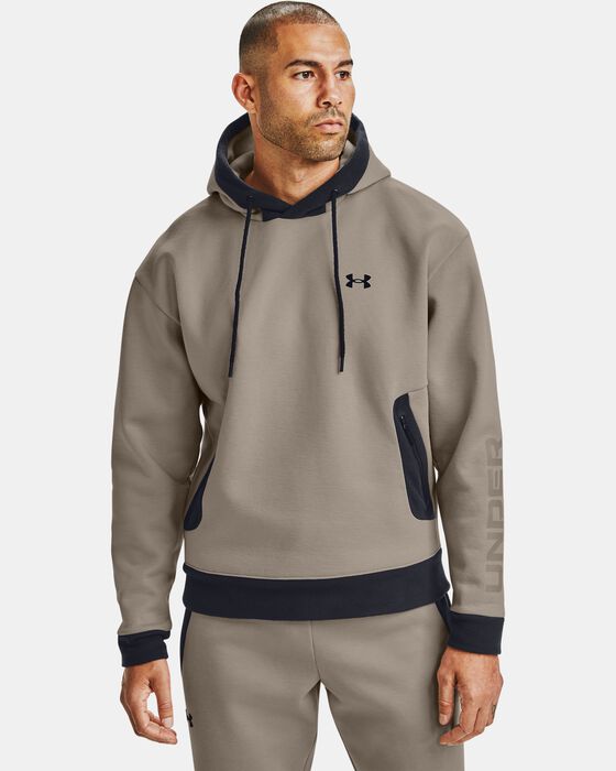 Under Armour Men's UA RECOVER™ Fleece Hoodie Brown in Dubai, UAE