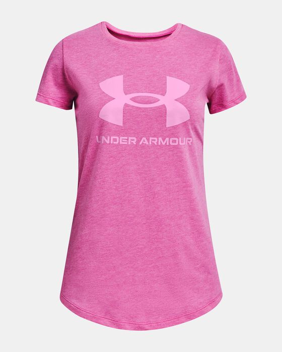Girls' UA Sportstyle Graphic Short Sleeve image number 0