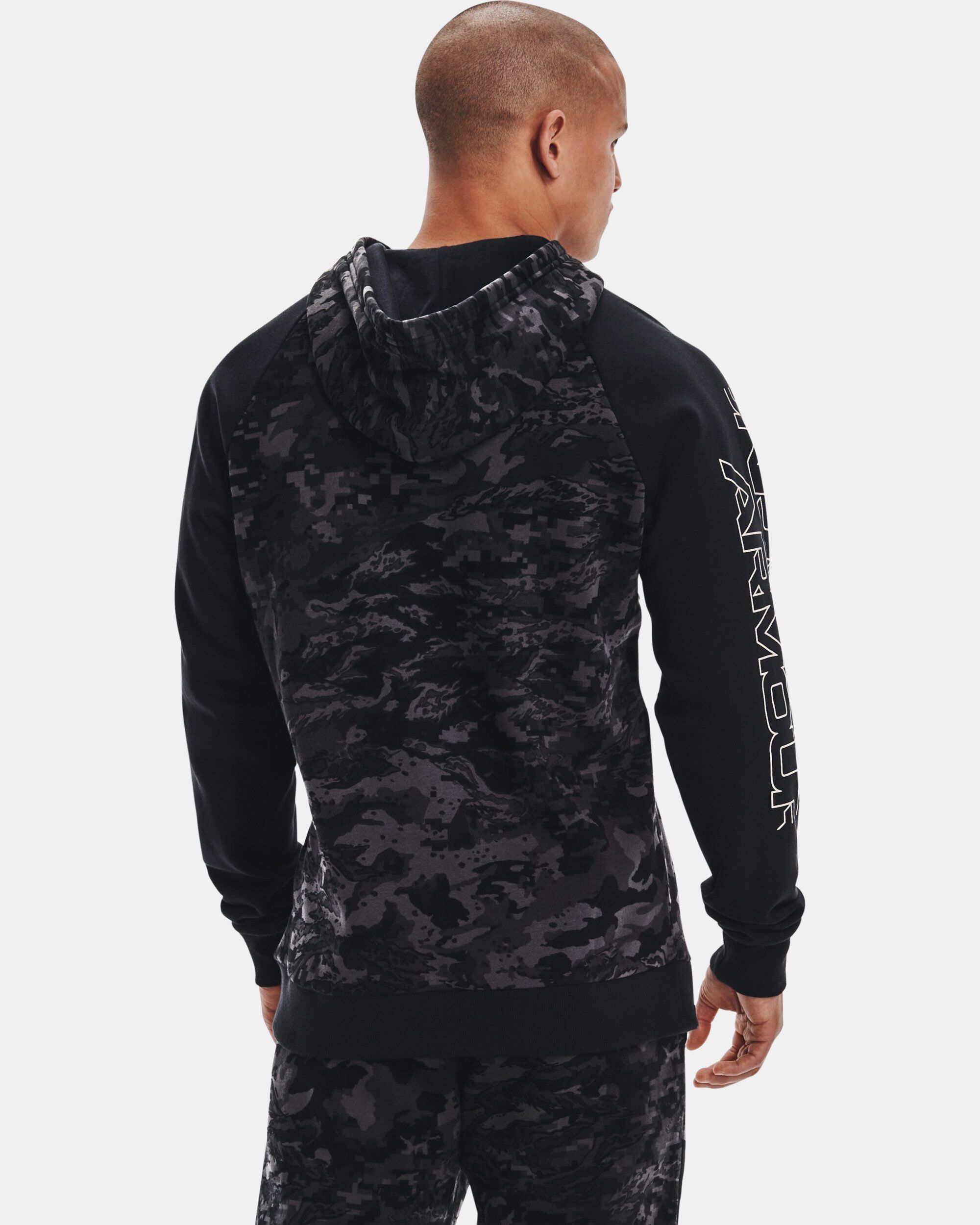 Camouflage fleece hoodie clearance