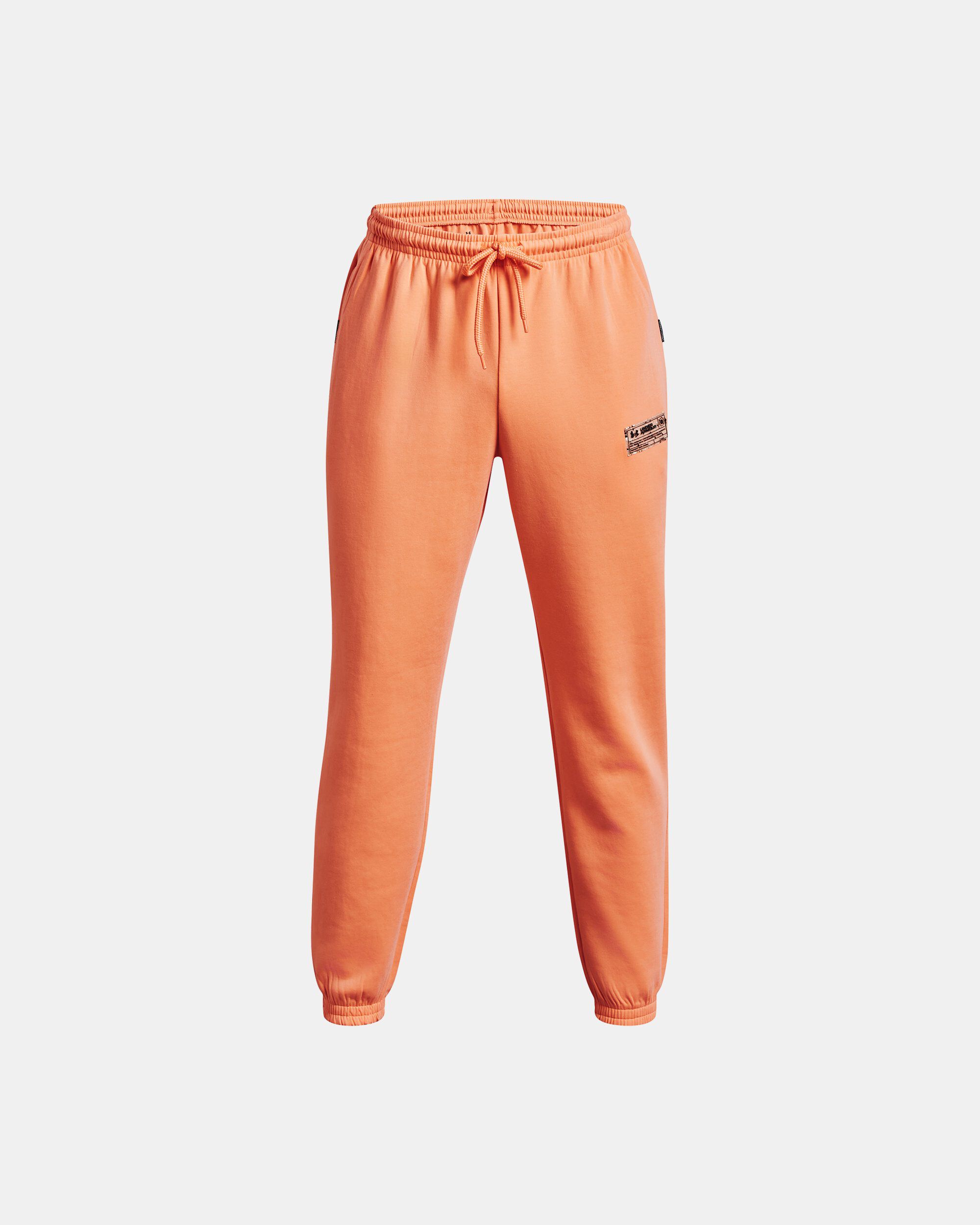 Buy Unisex UA Summit Knit Joggers Orange in Dubai UAE Under Armour