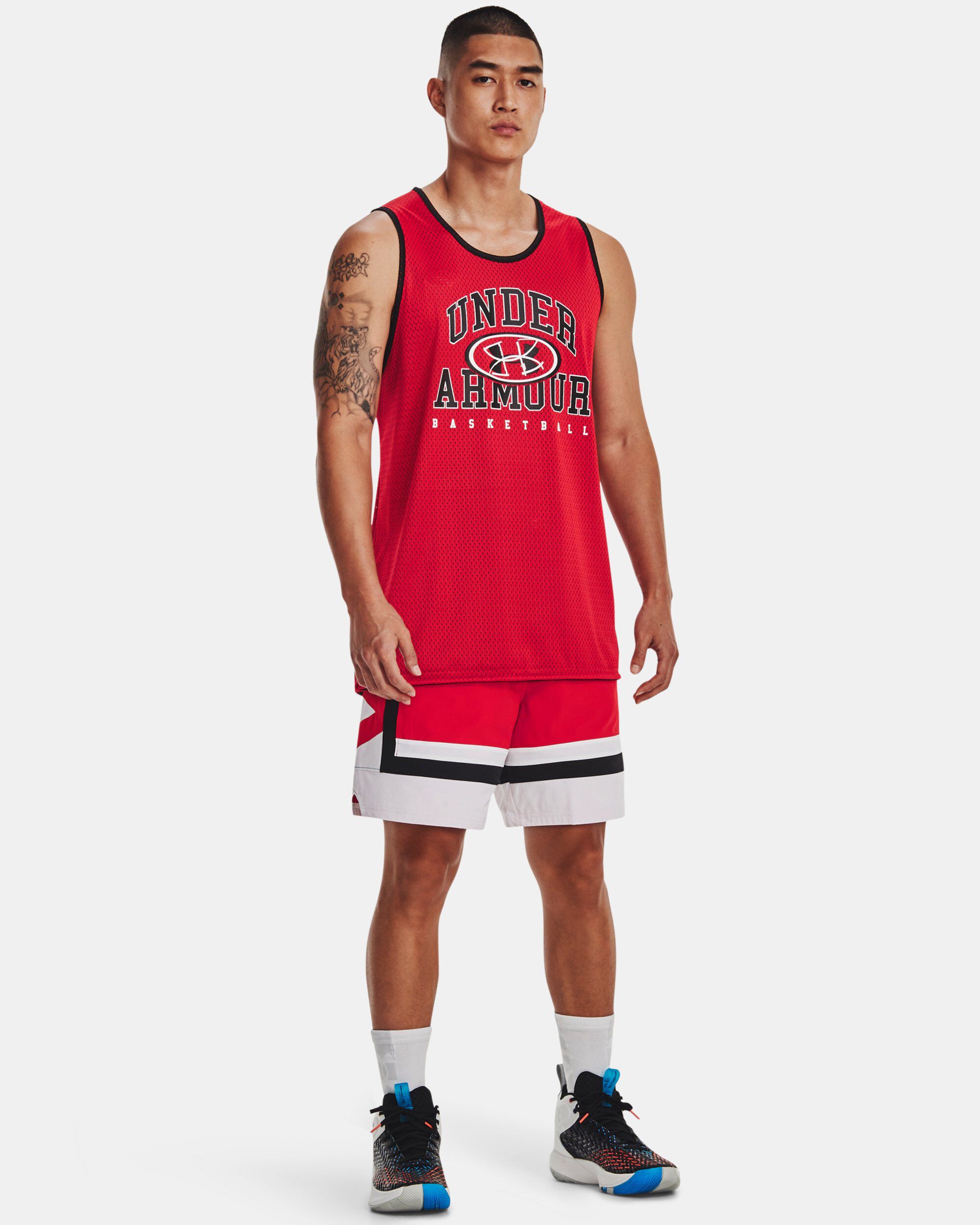 SAPEur MESH BASKET JERSEY XL RED よせ サプール