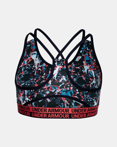 Girls' HeatGear® Armour Printed Sports Bra