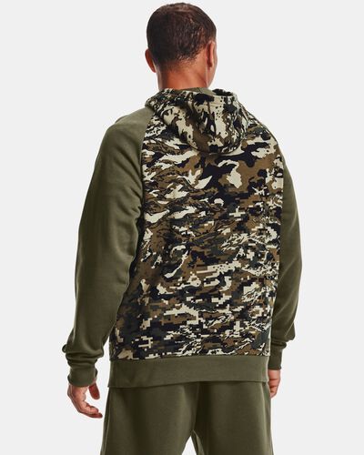 Men's UA Rival Fleece Camo Script Hoodie