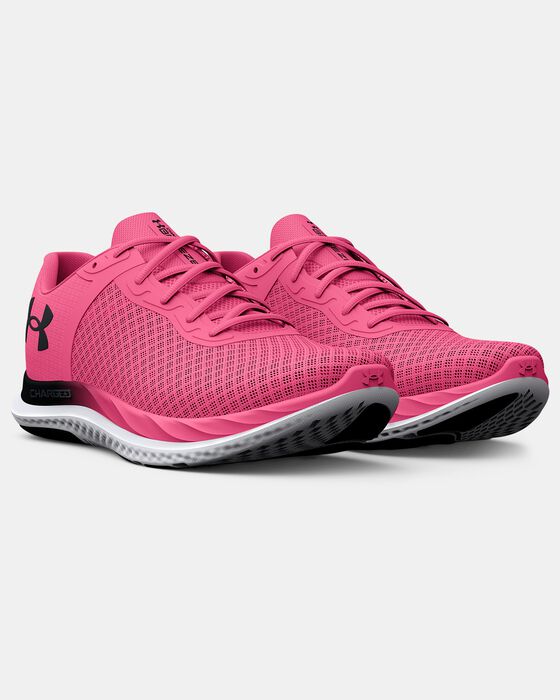 Women's UA Charged Breeze Running Shoes image number 3