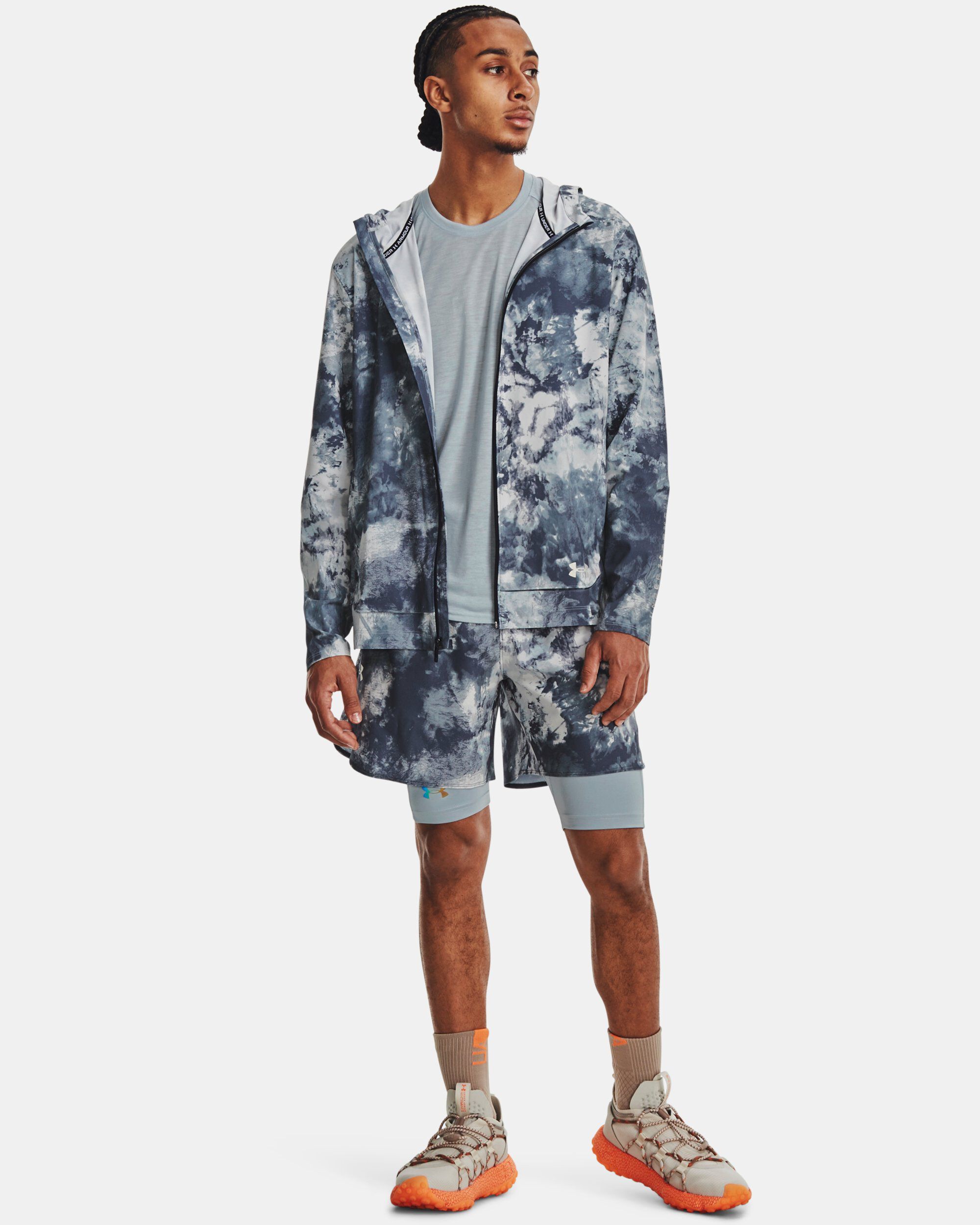 Under Armour Men s UA Run Anywhere Storm Shine Jacket Grey in