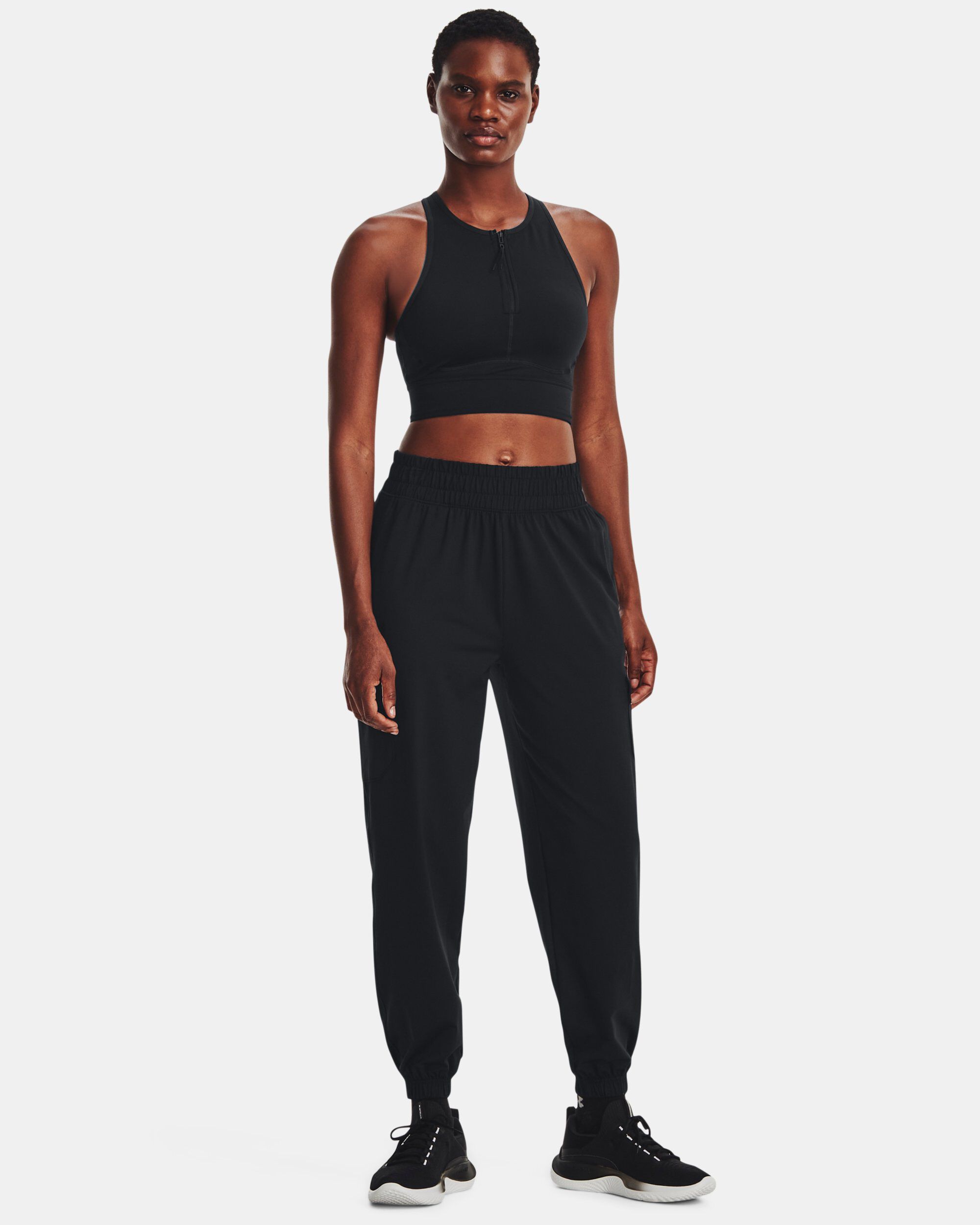 Buy Women s UA Meridian Cargo Joggers Black in Dubai UAE Under Armour