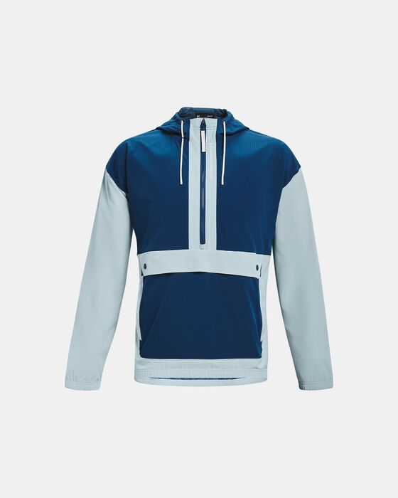 Men's UA RUSH™ Woven Hooded Popover image number 7