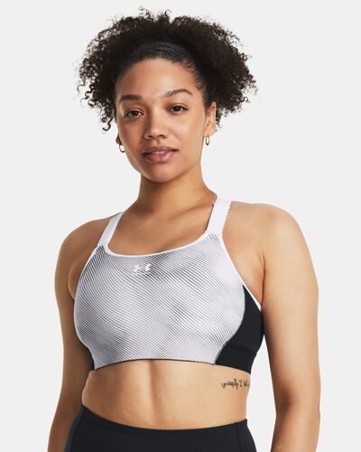 Women's HeatGearÂ® Armour High Printed Sports Bra