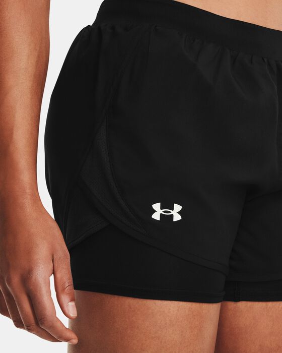 Women's UA Fly-By 2.0 2-in-1 Shorts image number 4