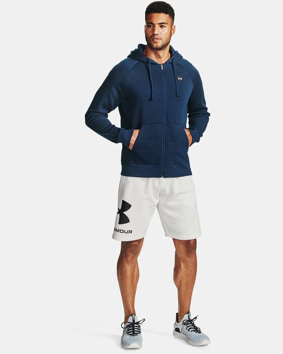 Men's UA Rival Fleece Full Zip Hoodie image number 3