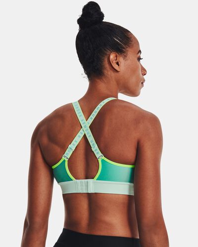 Women's UA Infinity Mid Blocked Sports Bra