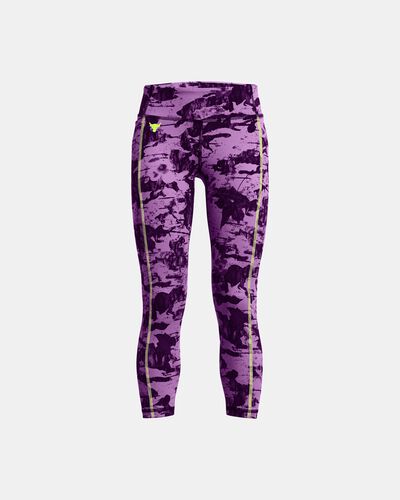 Girls' Project Rock Lets Go Printed Ankle Leggings