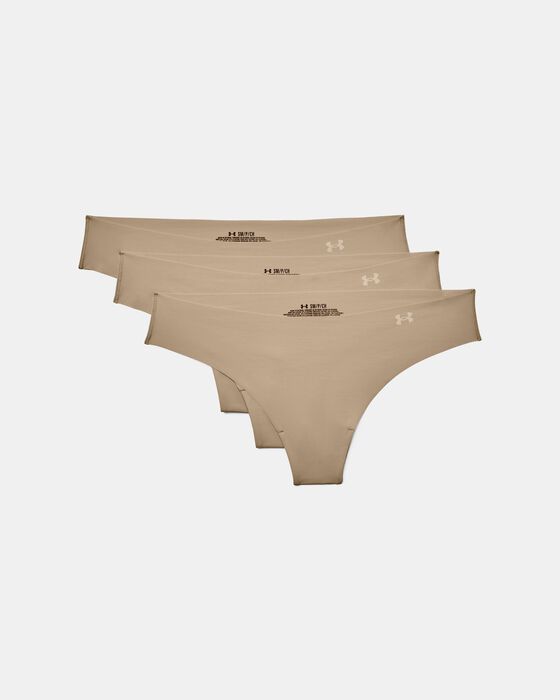 Women's UA Pure Stretch Thong 3-Pack image number 0