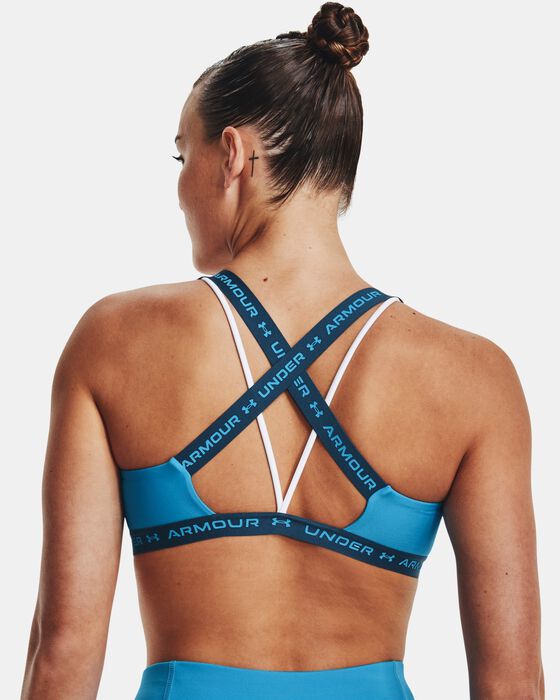 Women's UA Crossback Low Sports Bra image number 3