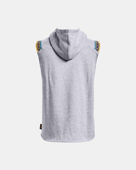 Men's Curry Fleece Sleeveless Hoodie image number 7